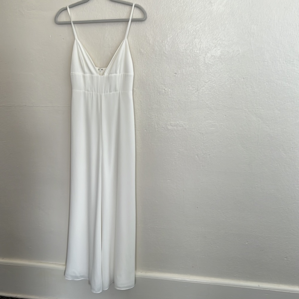 White Fame and Partners Triangle Cup Jumpsuit - Picture 9 of 9
